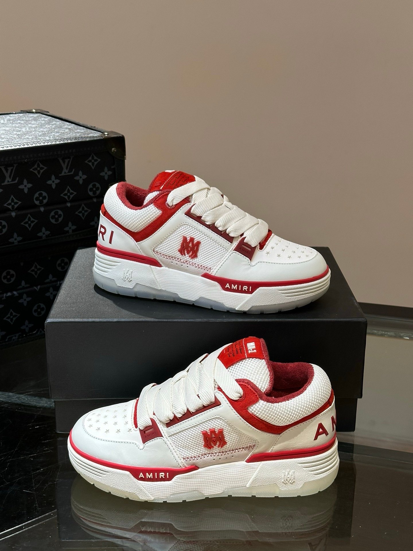 Amiri MA-1 Red White - Afbeelding 5