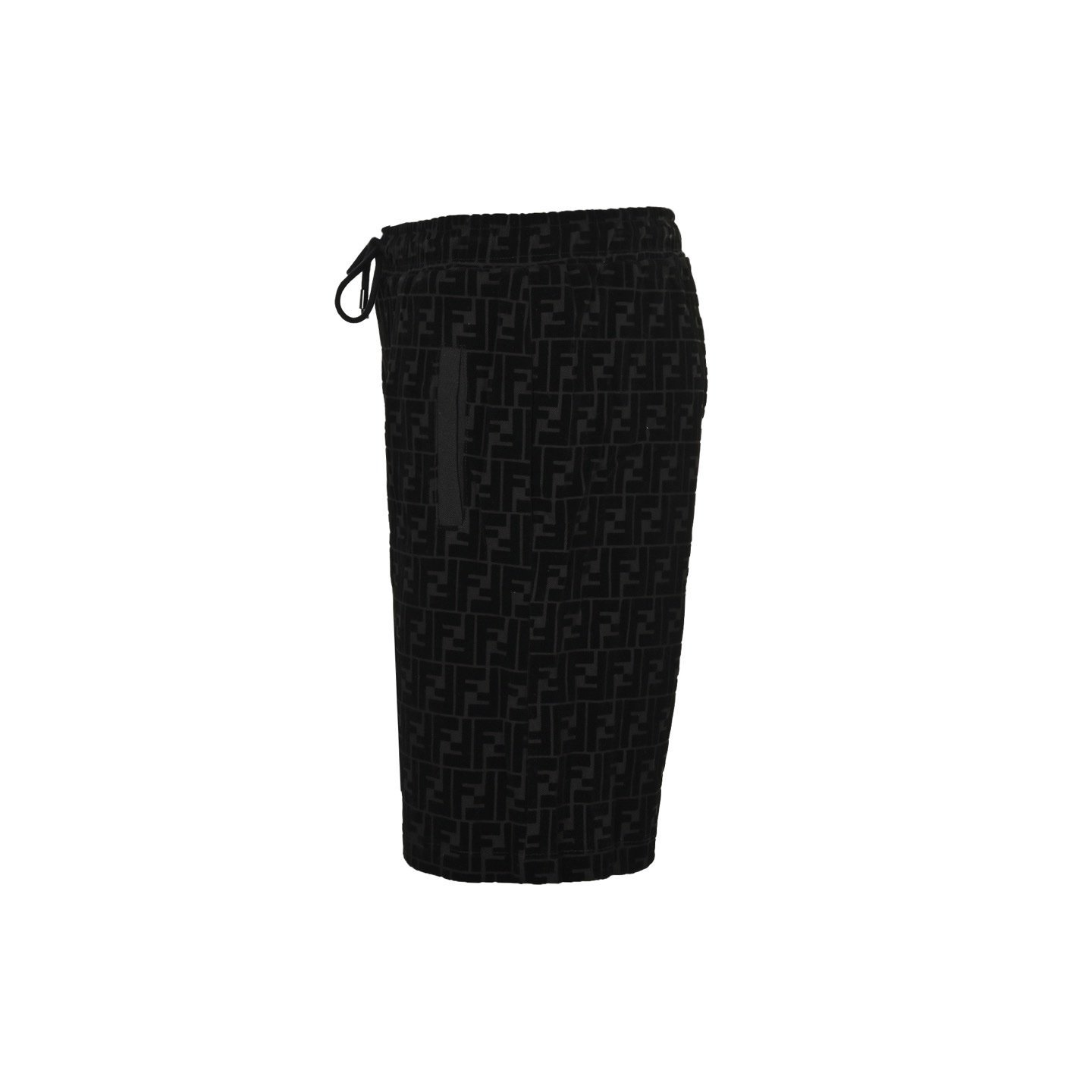 Fendi Bermudas Cotton Black Shorts - Afbeelding 2