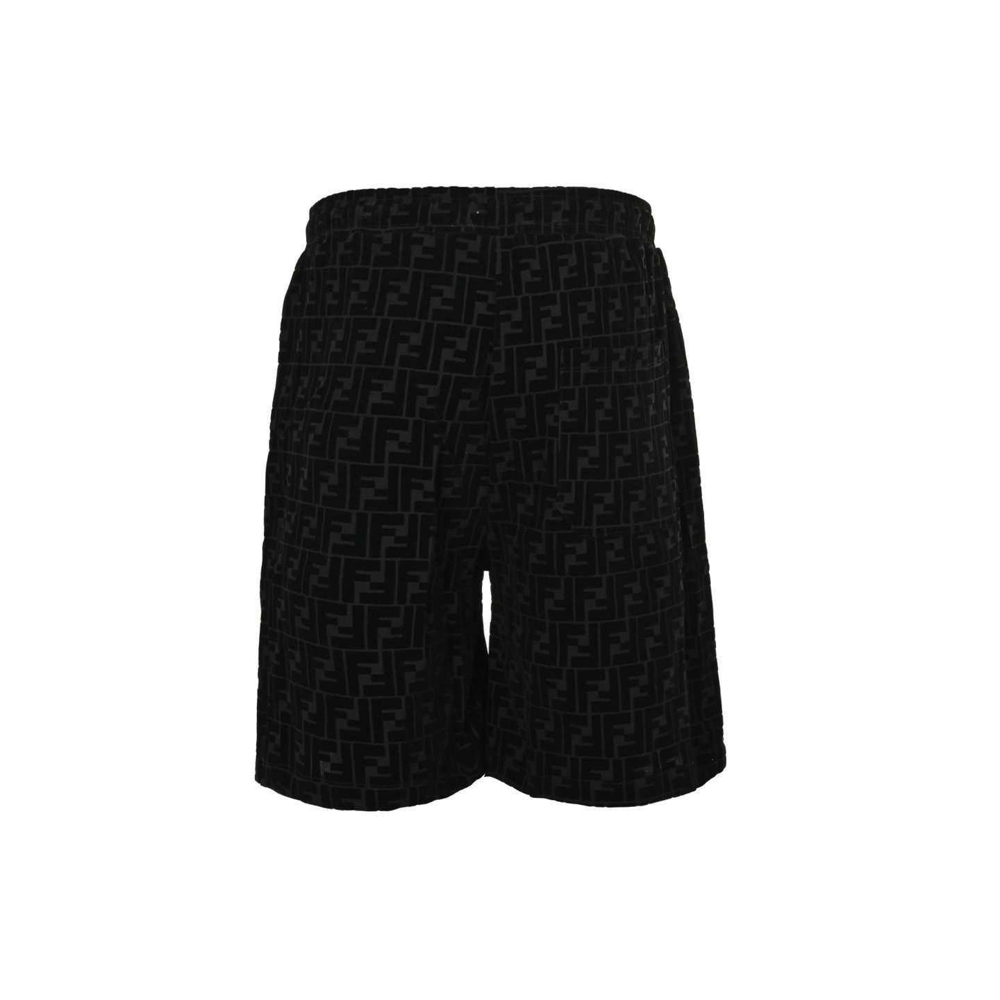 Fendi Bermudas Cotton Black Shorts - Afbeelding 3