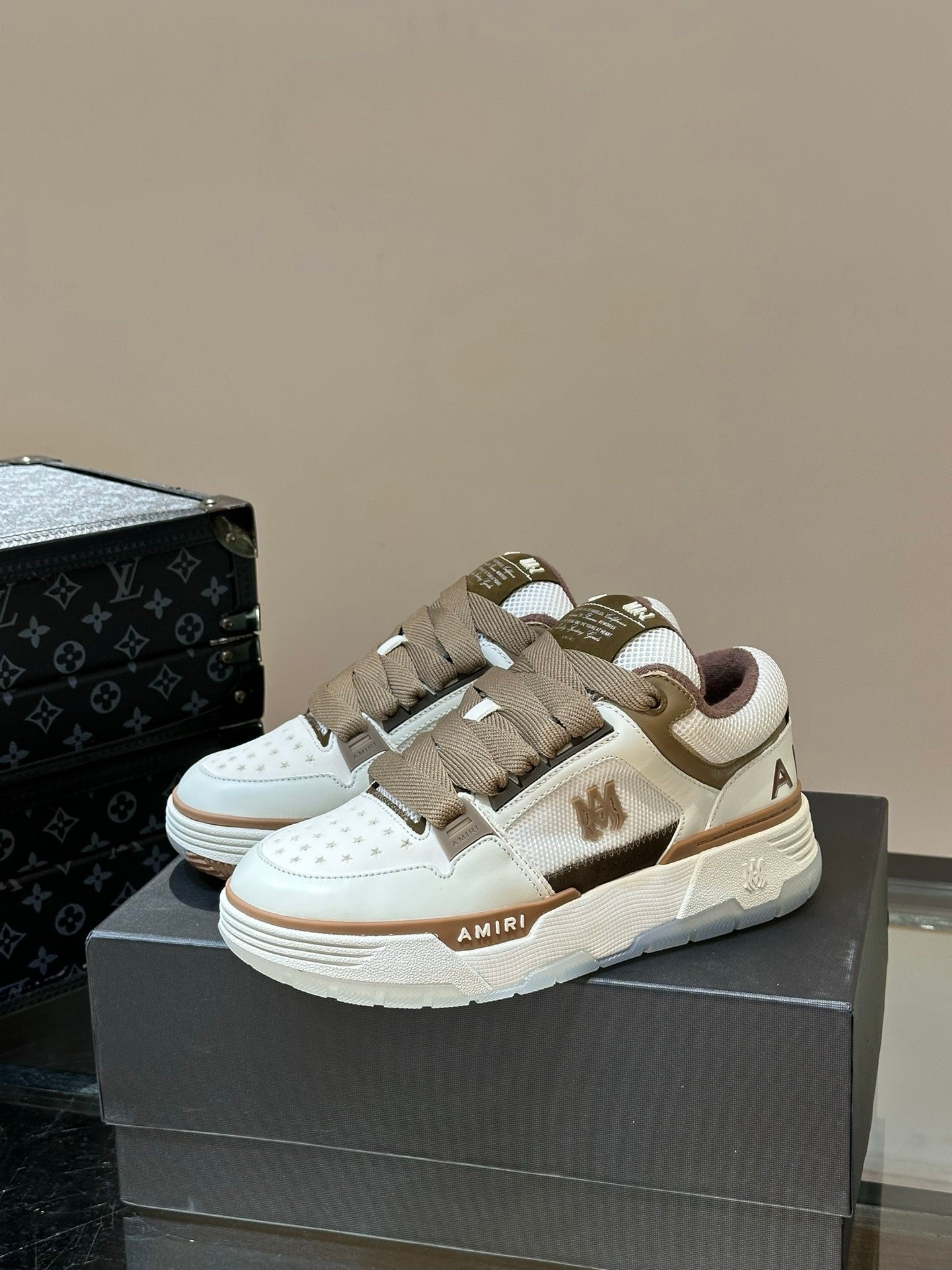 Amiri MA-1 Brown White l - Afbeelding 3