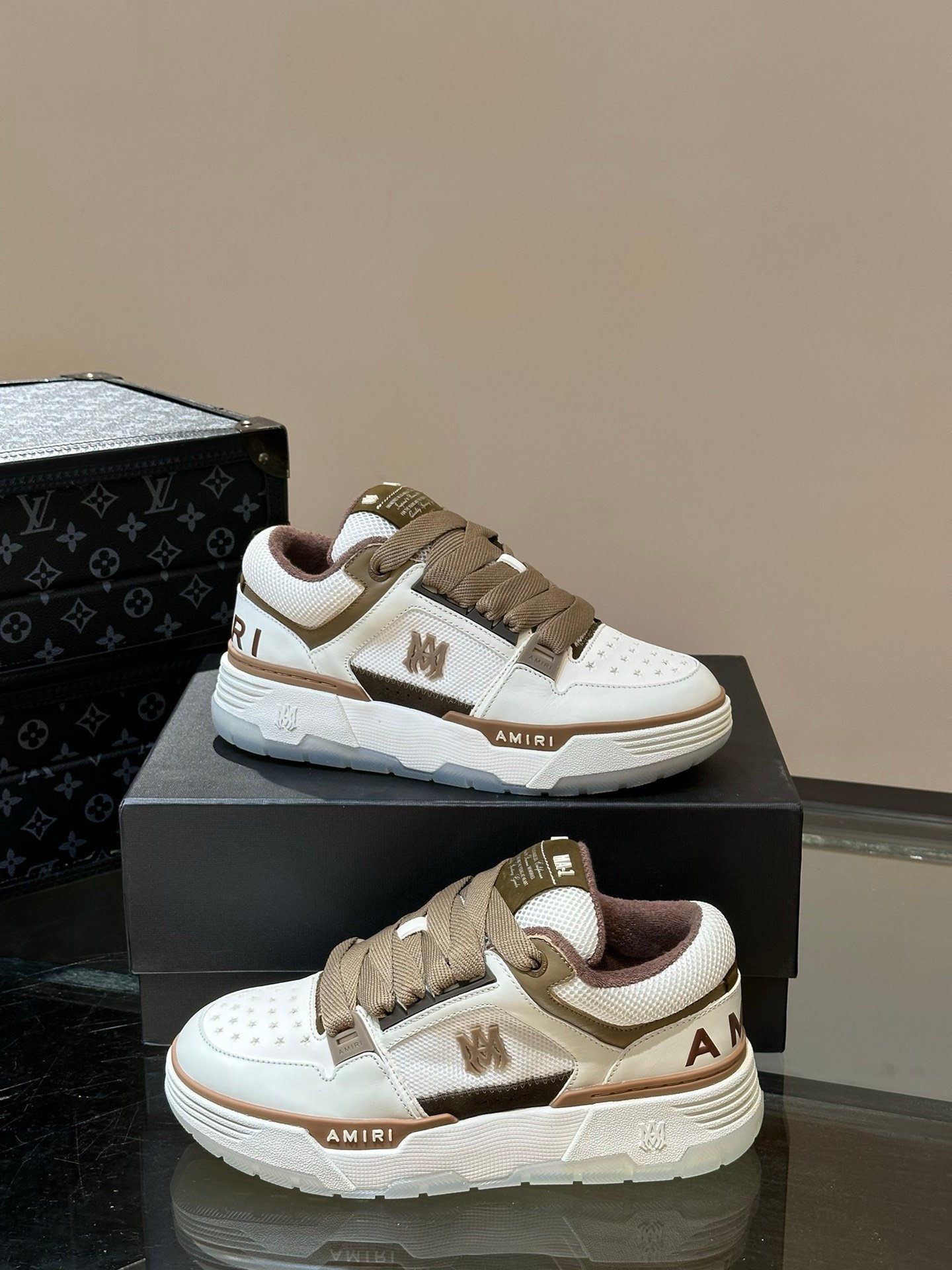 Amiri MA-1 Brown White l - Afbeelding 5