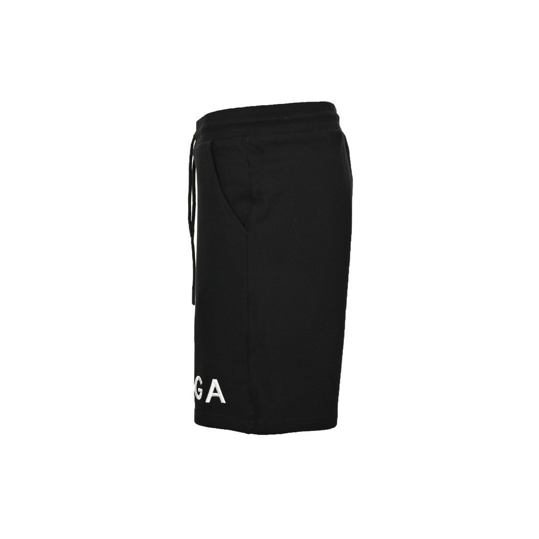 Balenciaga Paris Logo Embroidery Shorts Black - Afbeelding 2