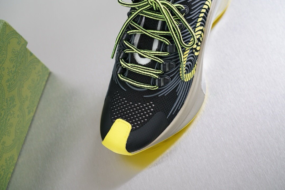 Gucci GG Run Sneaker Black Yellow - Afbeelding 6