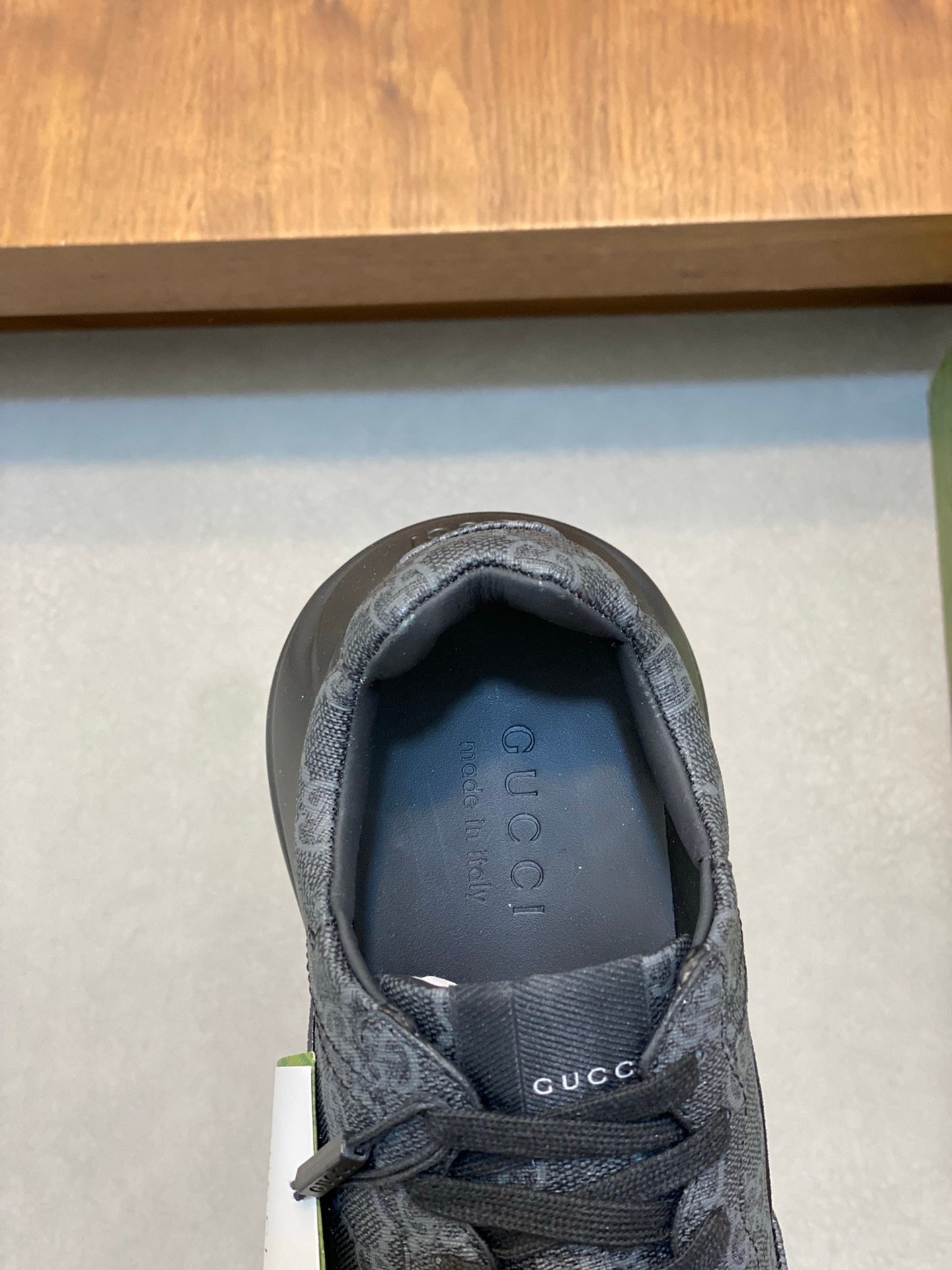 Gucci Rhyton Black GG Supreme Canvas - Afbeelding 8