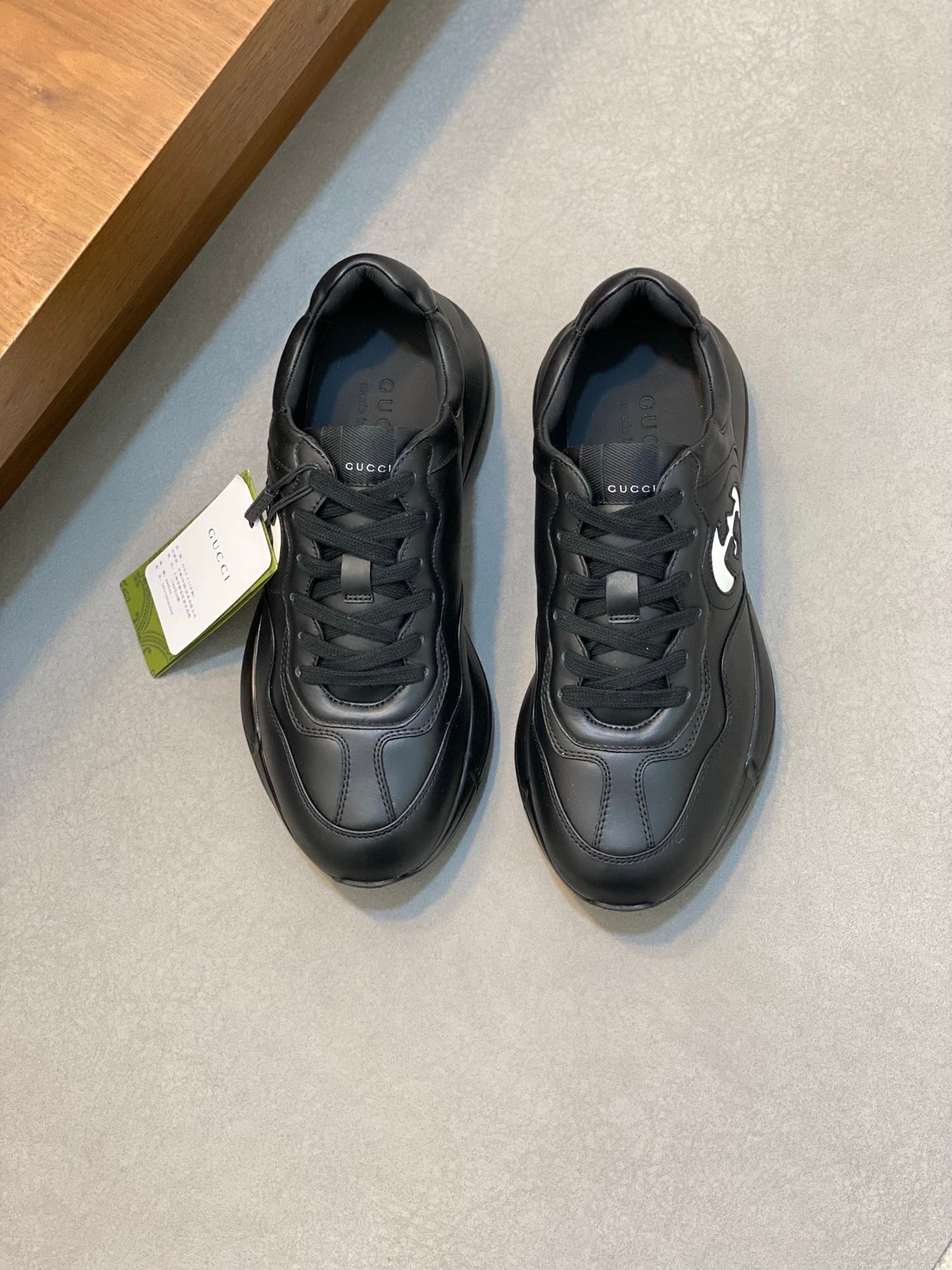 Gucci Rhyton Interlocking G Black/White - Afbeelding 4