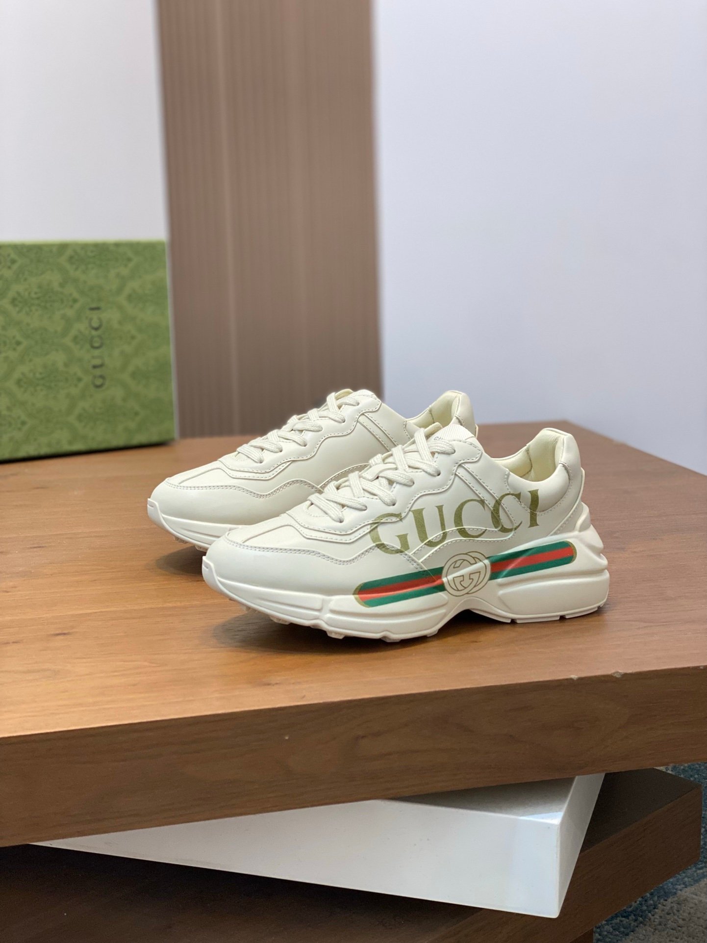 Gucci Rhyton Vintage Logo GG Ivory - Afbeelding 2