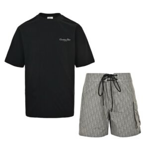 Christian Dior  2-Piece Set Black/Silver Grey