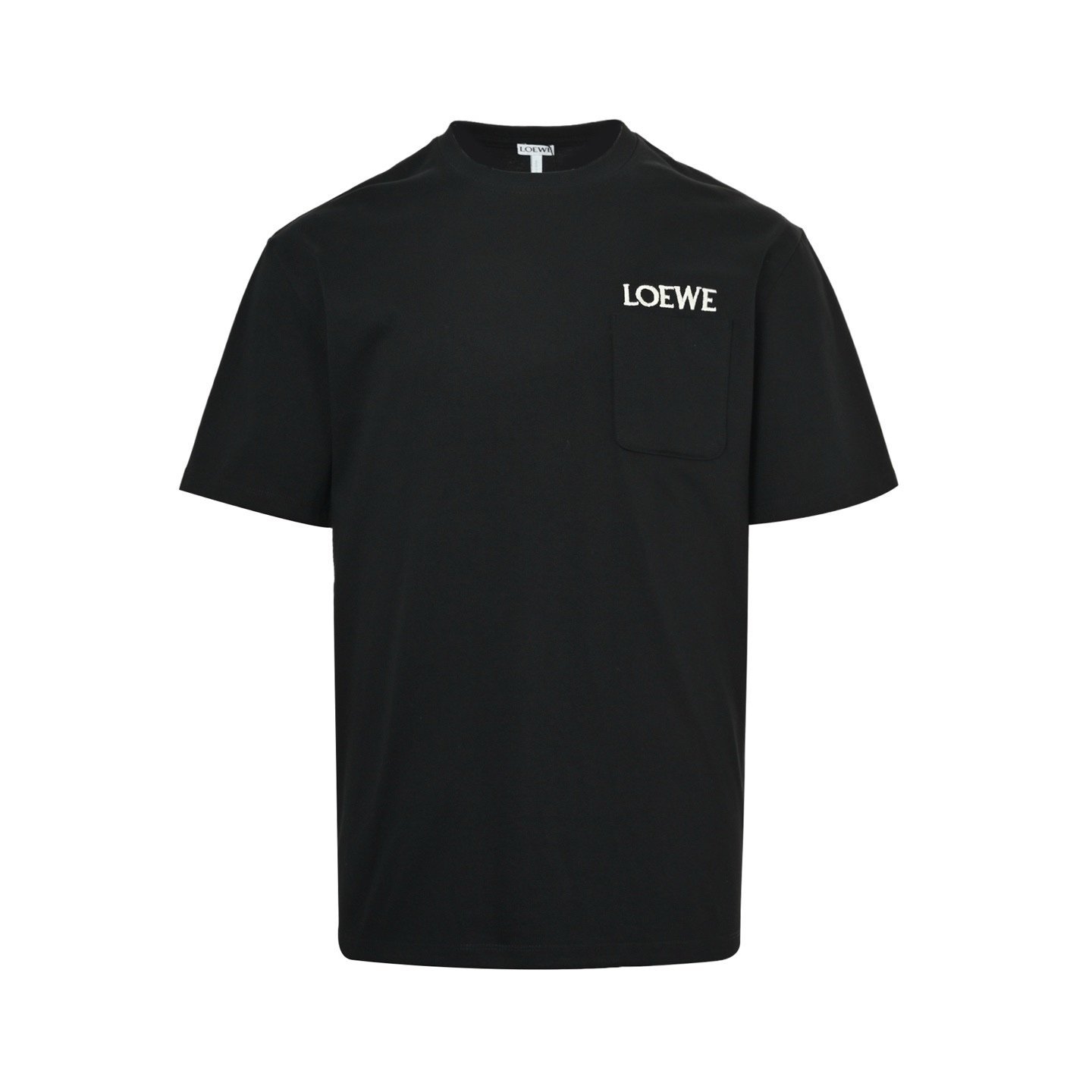Loewe Cotton Pocket T-Shirt In Black