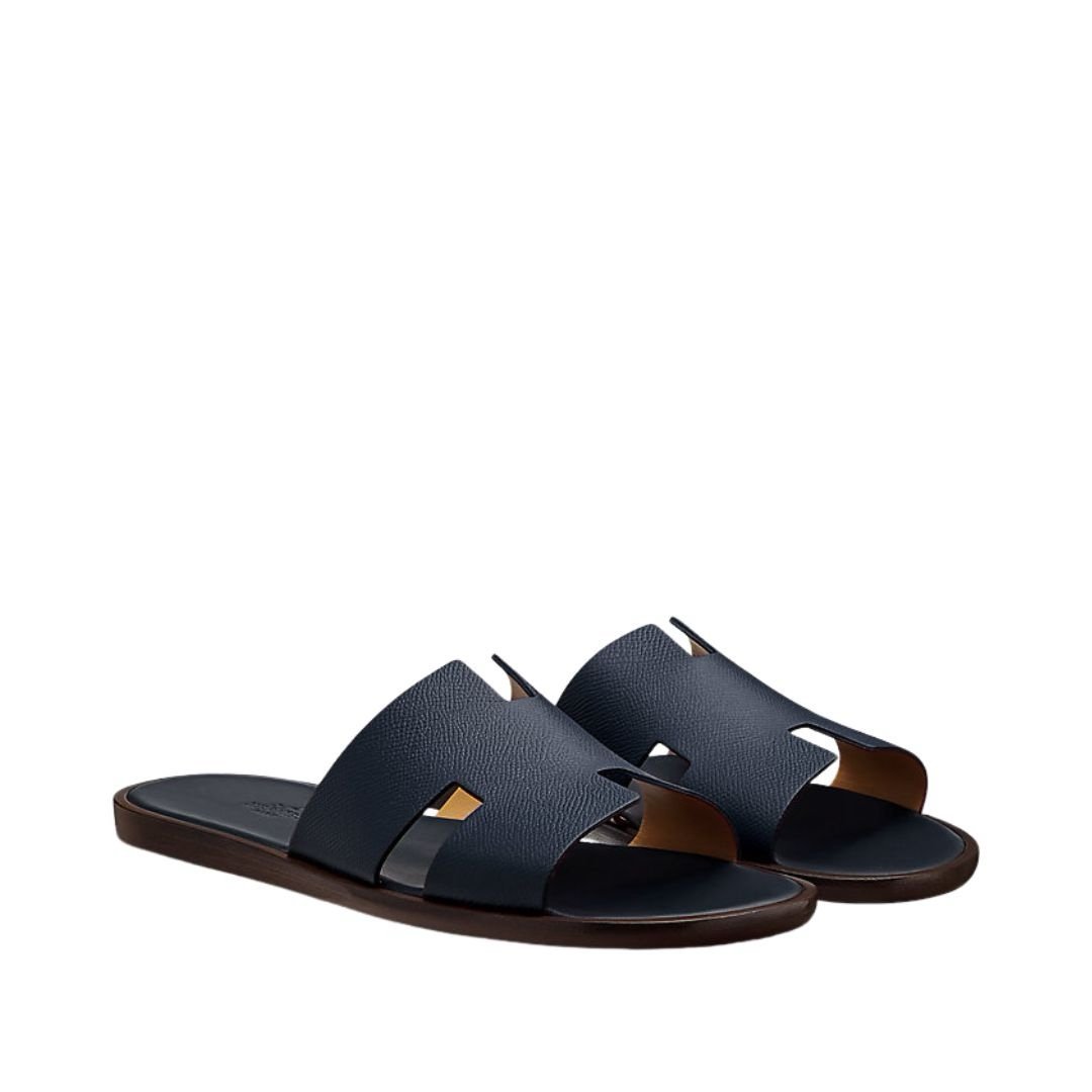 Hermes Izmir Navy Blue
Epsom Calfskin Heather