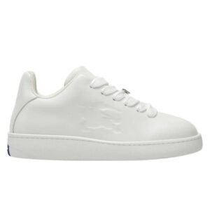 Burberry Low Top Leather Box Sneaker White
