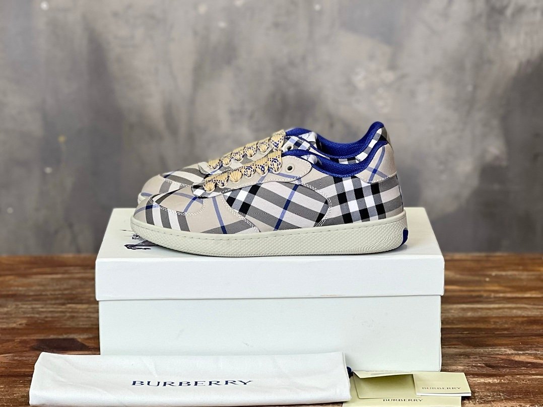 Burberry Check Terrace Sneakers White - Afbeelding 2