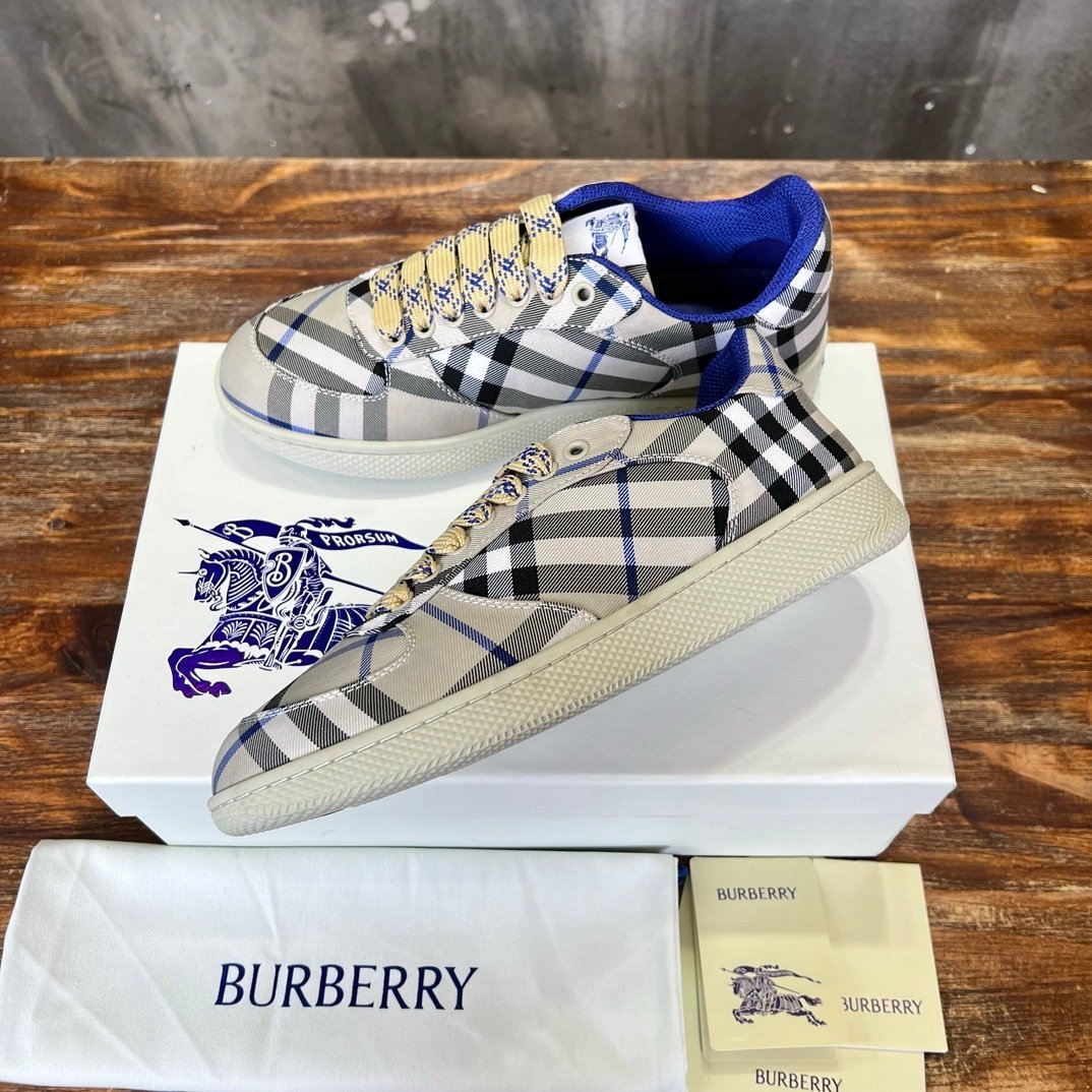 Burberry Check Terrace Sneakers White - Afbeelding 5