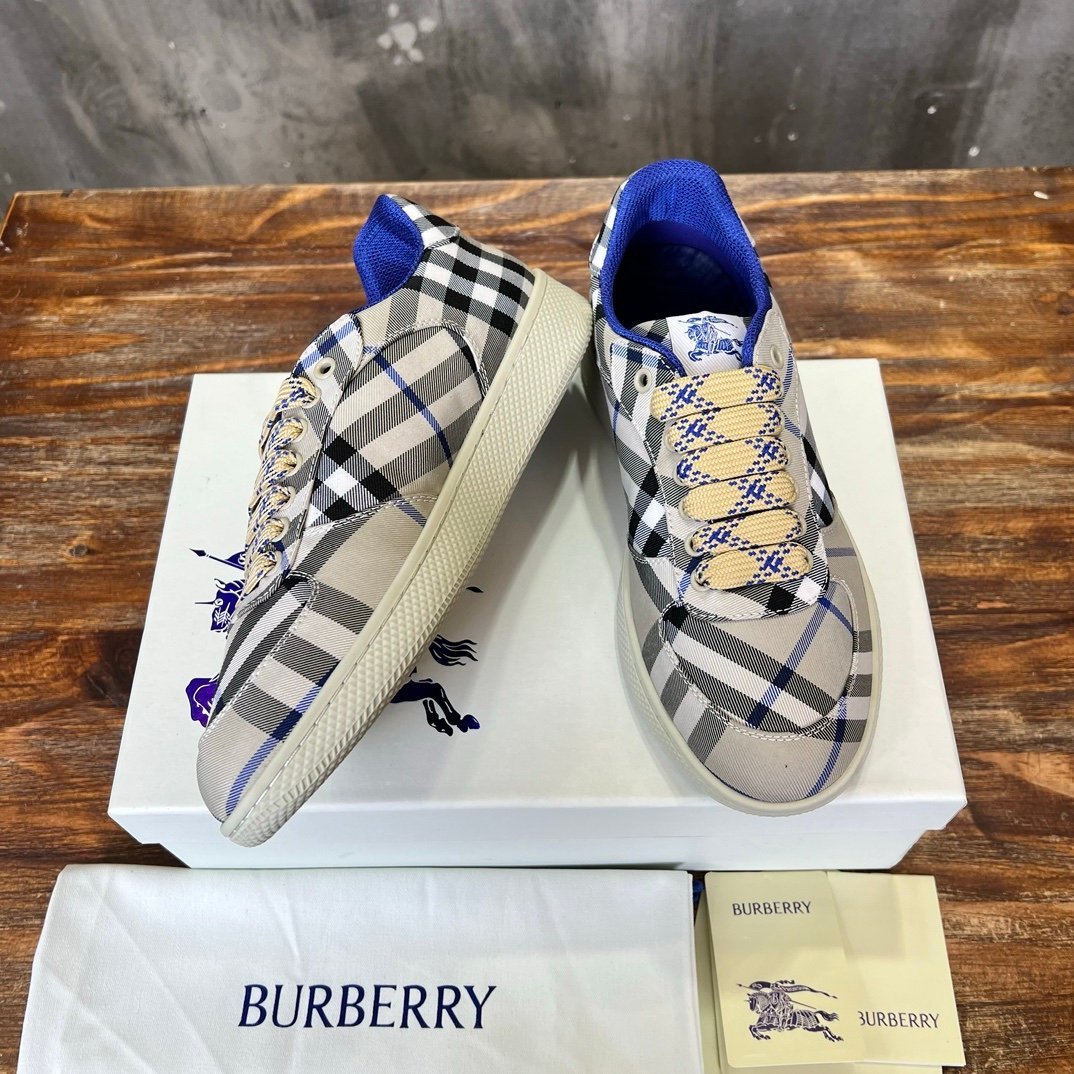 Burberry Check Terrace Sneakers White - Afbeelding 6