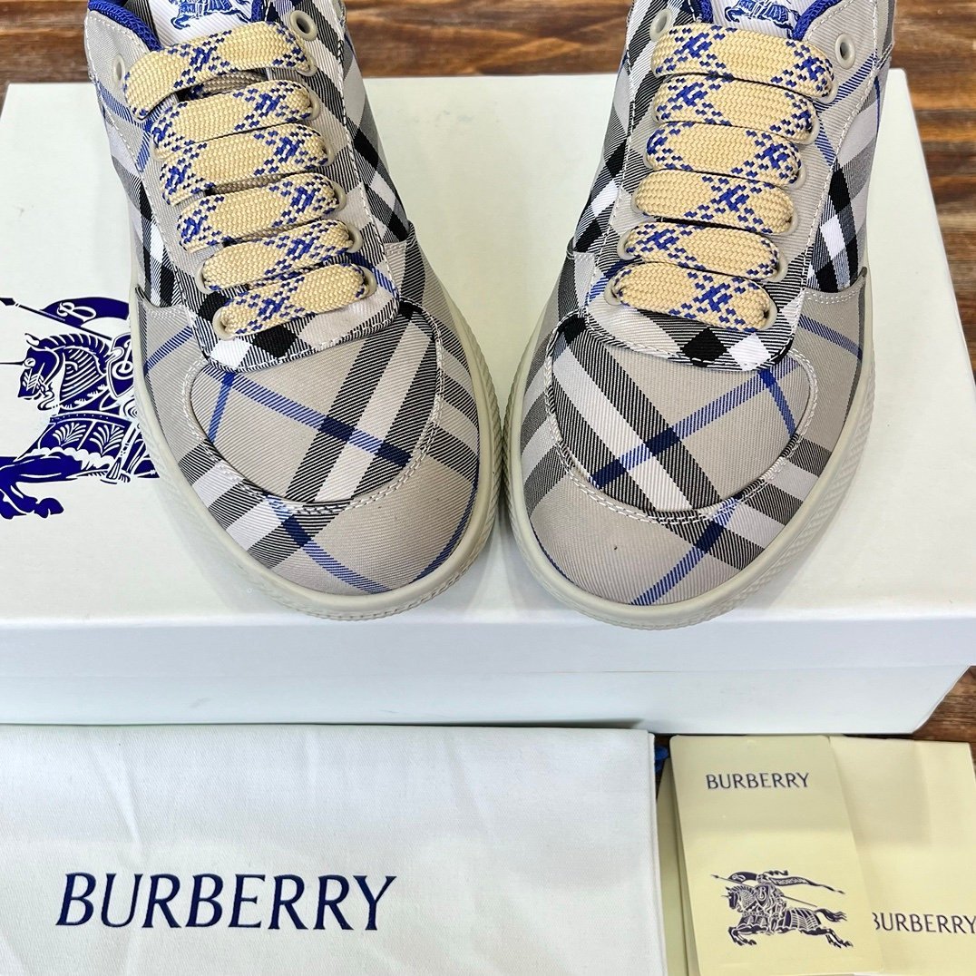 Burberry Check Terrace Sneakers White - Afbeelding 7