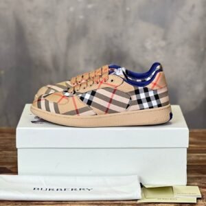 Alternative view of Burberry Check Terrace Sneakers Beige