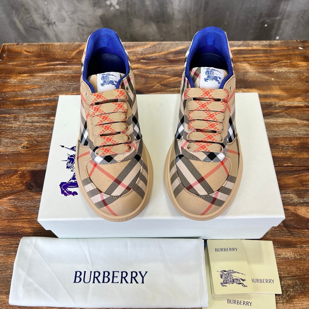 Burberry Check Terrace Sneakers Beige - Afbeelding 4