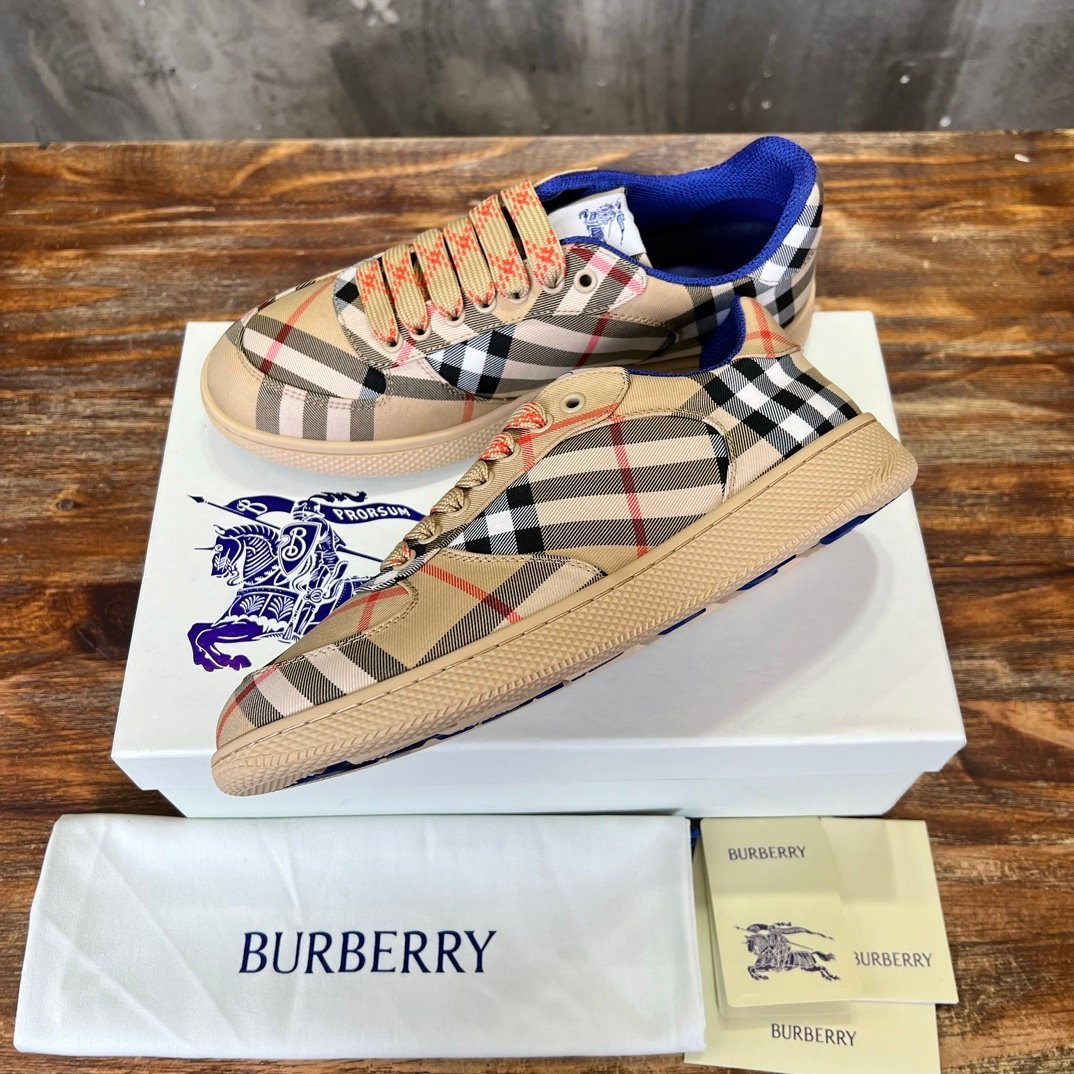 Burberry Check Terrace Sneakers Beige - Afbeelding 5