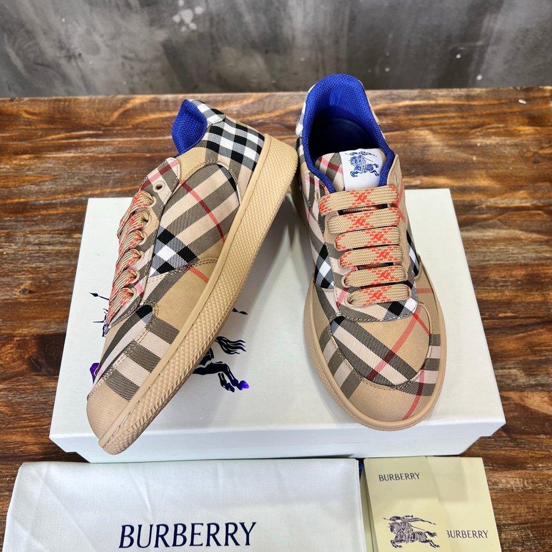 Burberry Check Terrace Sneakers Beige - Afbeelding 6