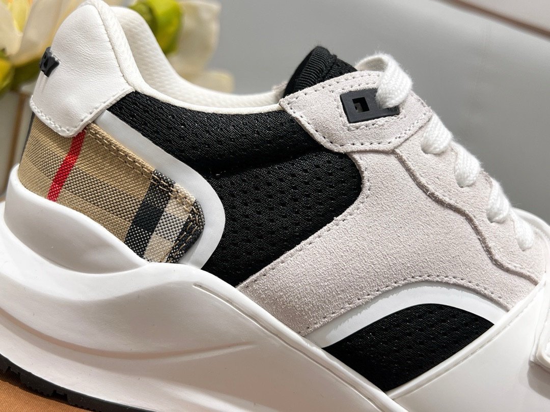 Burberry Ramsey White/Black - Afbeelding 8