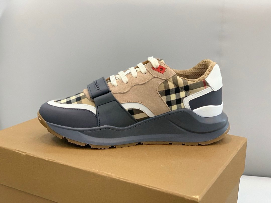 Burberry Ramsey Grey/Beige White - Afbeelding 3