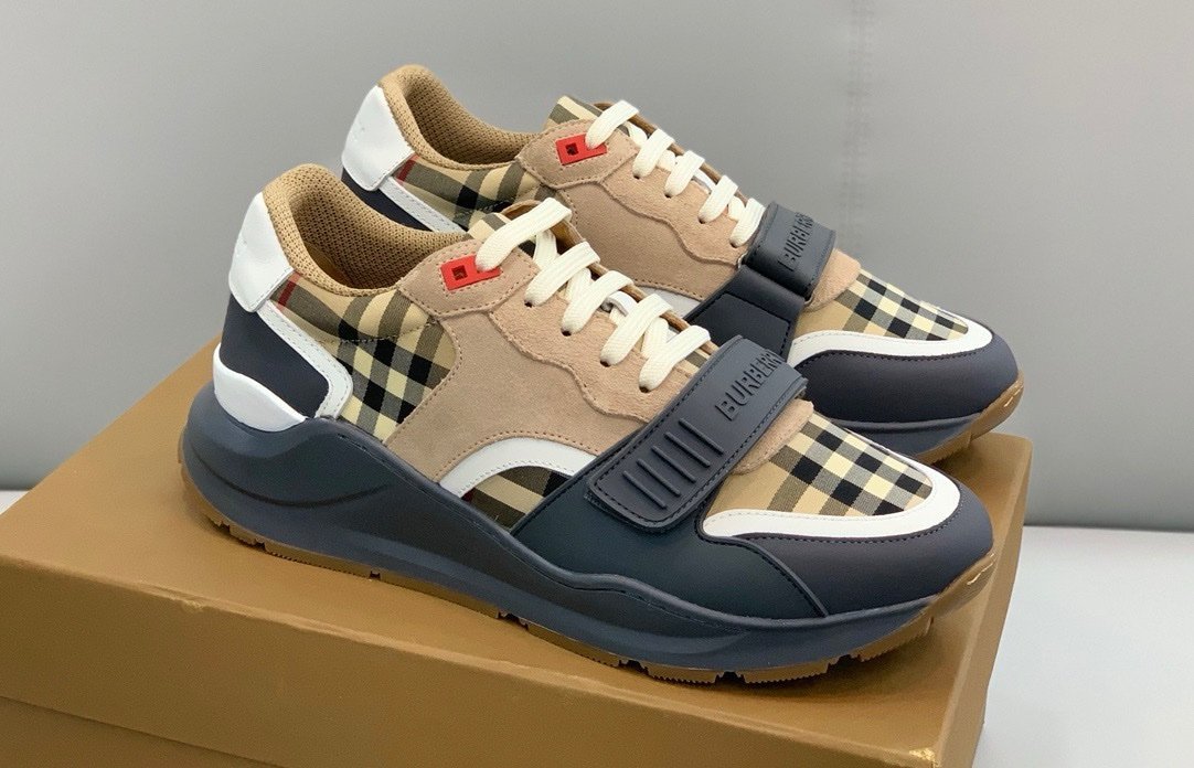 Burberry Ramsey Grey/Beige White - Afbeelding 5