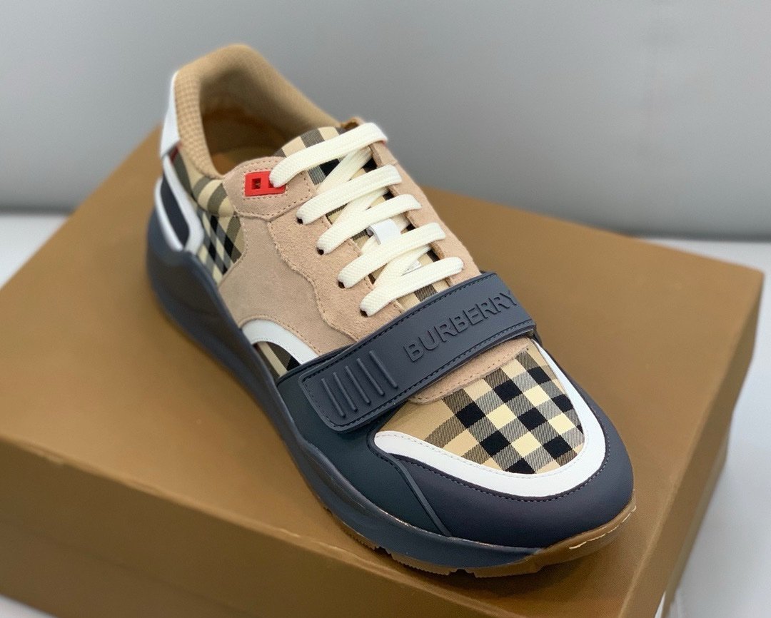Burberry Ramsey Grey/Beige White - Afbeelding 7