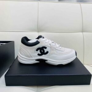 Alternative view of Chanel Low Top CC Trainer Black/White