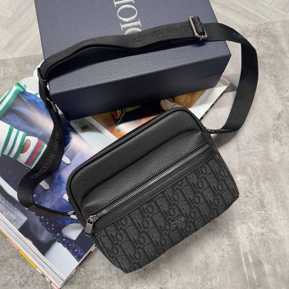 Dior Rider 2.0 Zipped Bag Black - Afbeelding 2