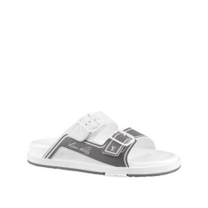 Louis Vuitton Trainer Mule White/Grey