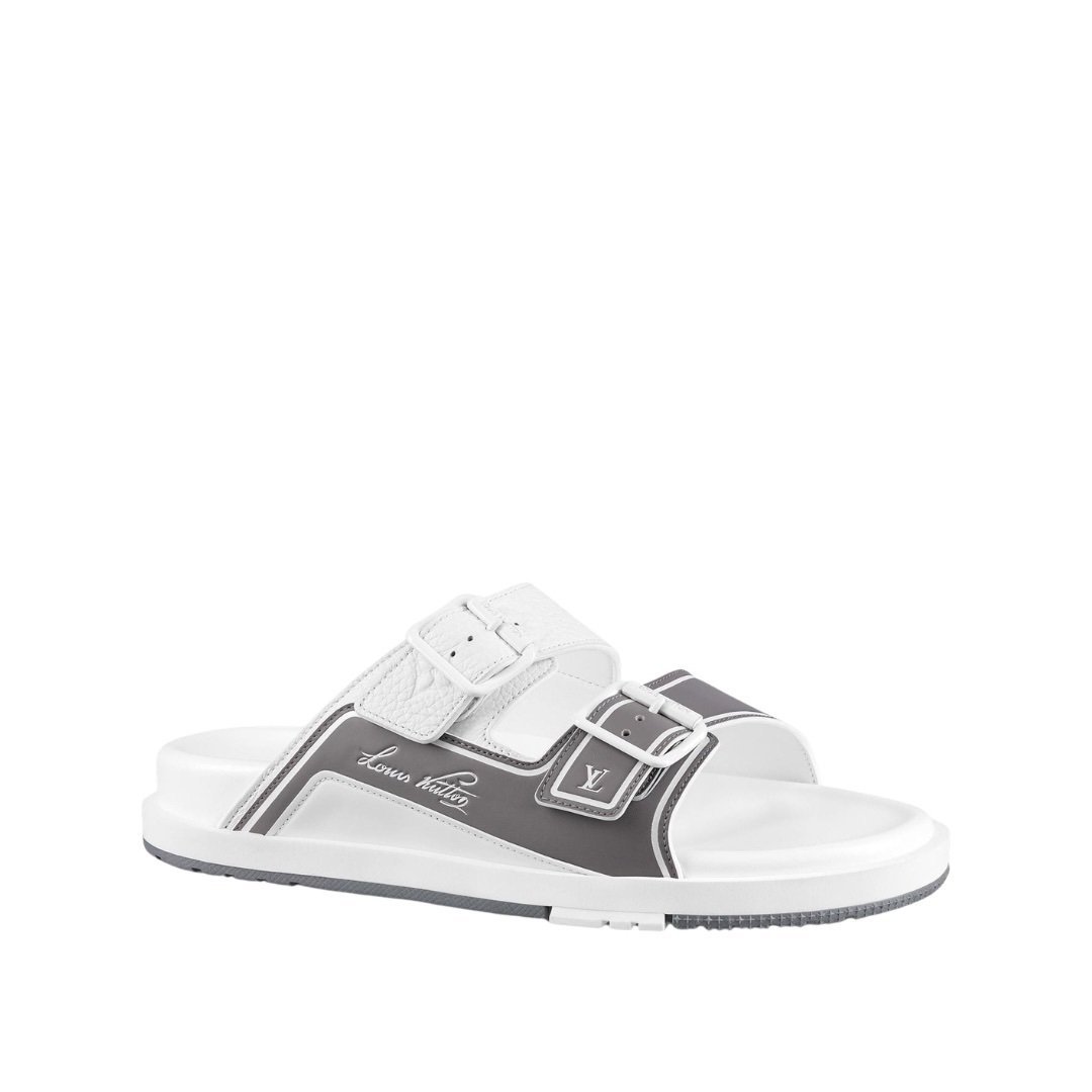 Louis Vuitton Trainer Mule White/Grey