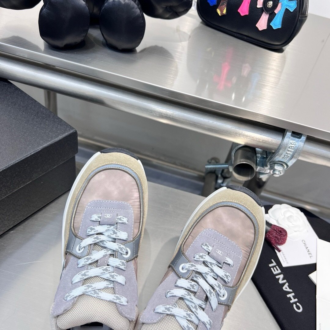 Chanel Low Top CC Trainer Grey - Afbeelding 6