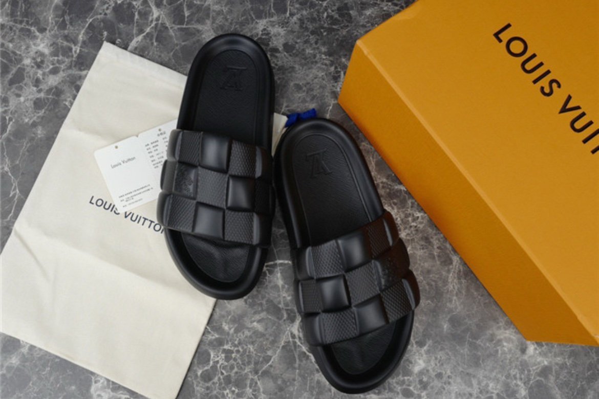 Louis Vuitton Waterfront Mule Monogram Black Slides - Afbeelding 2