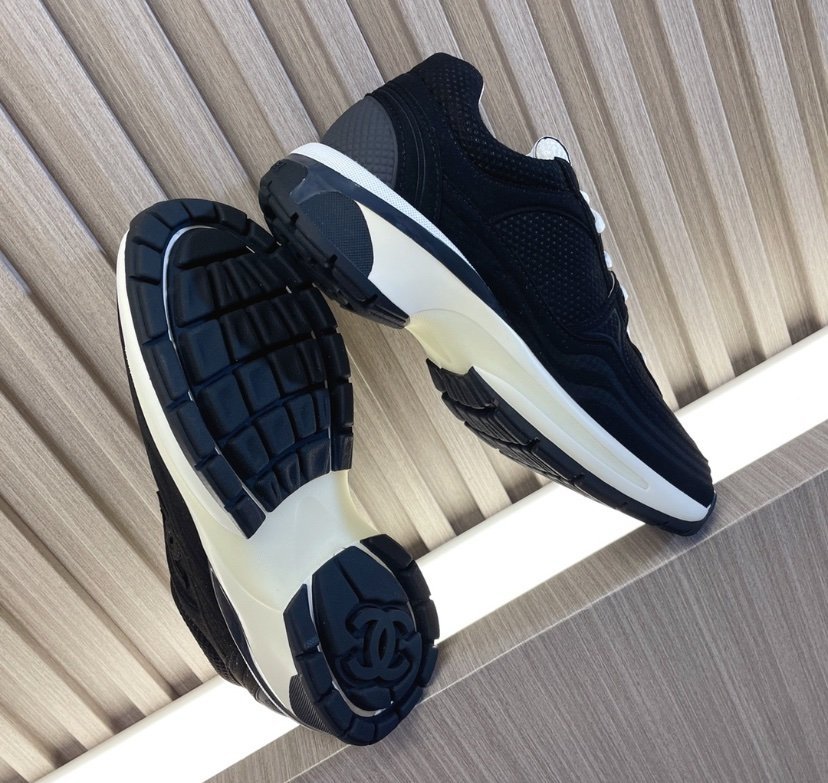 Chanel Low Top CC Trainer Black - Afbeelding 6