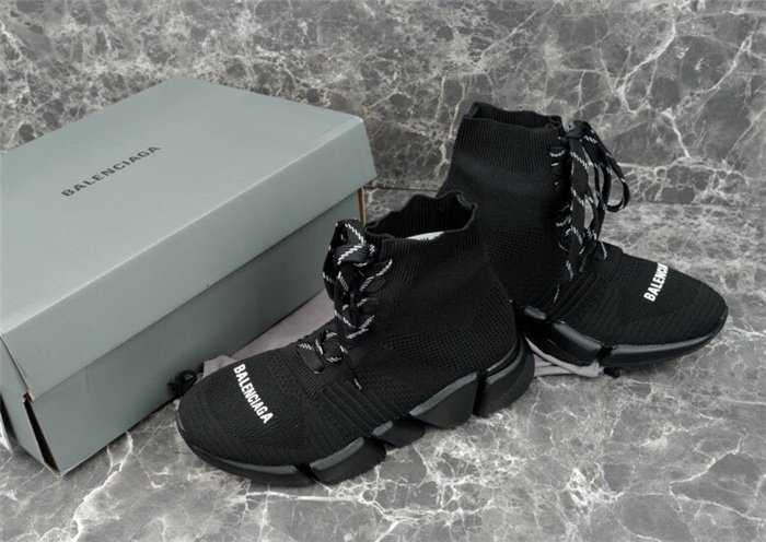 Balenciaga Speed 2.0 Lace Up Black - Afbeelding 2
