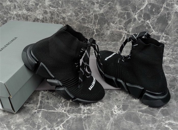 Balenciaga Speed 2.0 Lace Up Black - Afbeelding 4