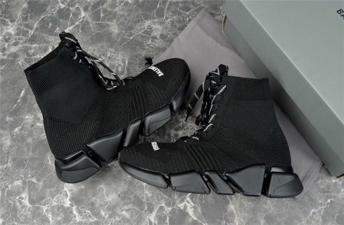 Balenciaga Speed 2.0 Lace Up Black - Afbeelding 7