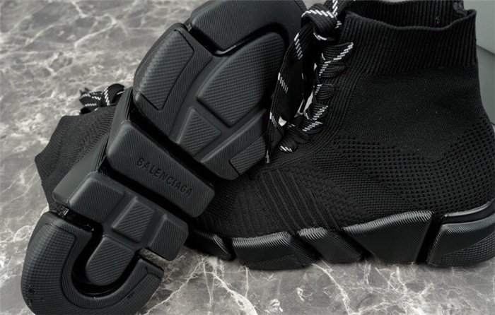 Balenciaga Speed 2.0 Lace Up Black - Afbeelding 8