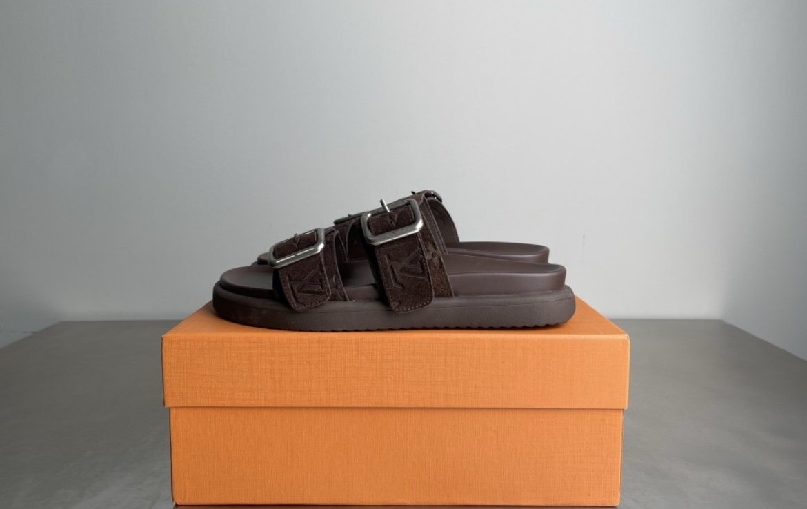 Louis Vuitton Portofino Mule In Dark Brown - Afbeelding 6
