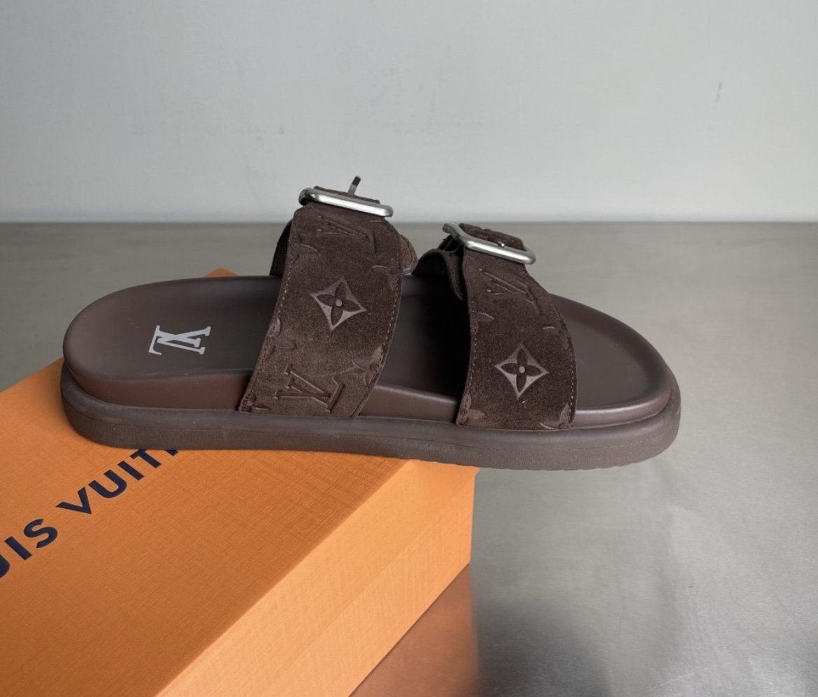 Louis Vuitton Portofino Mule In Dark Brown - Afbeelding 3
