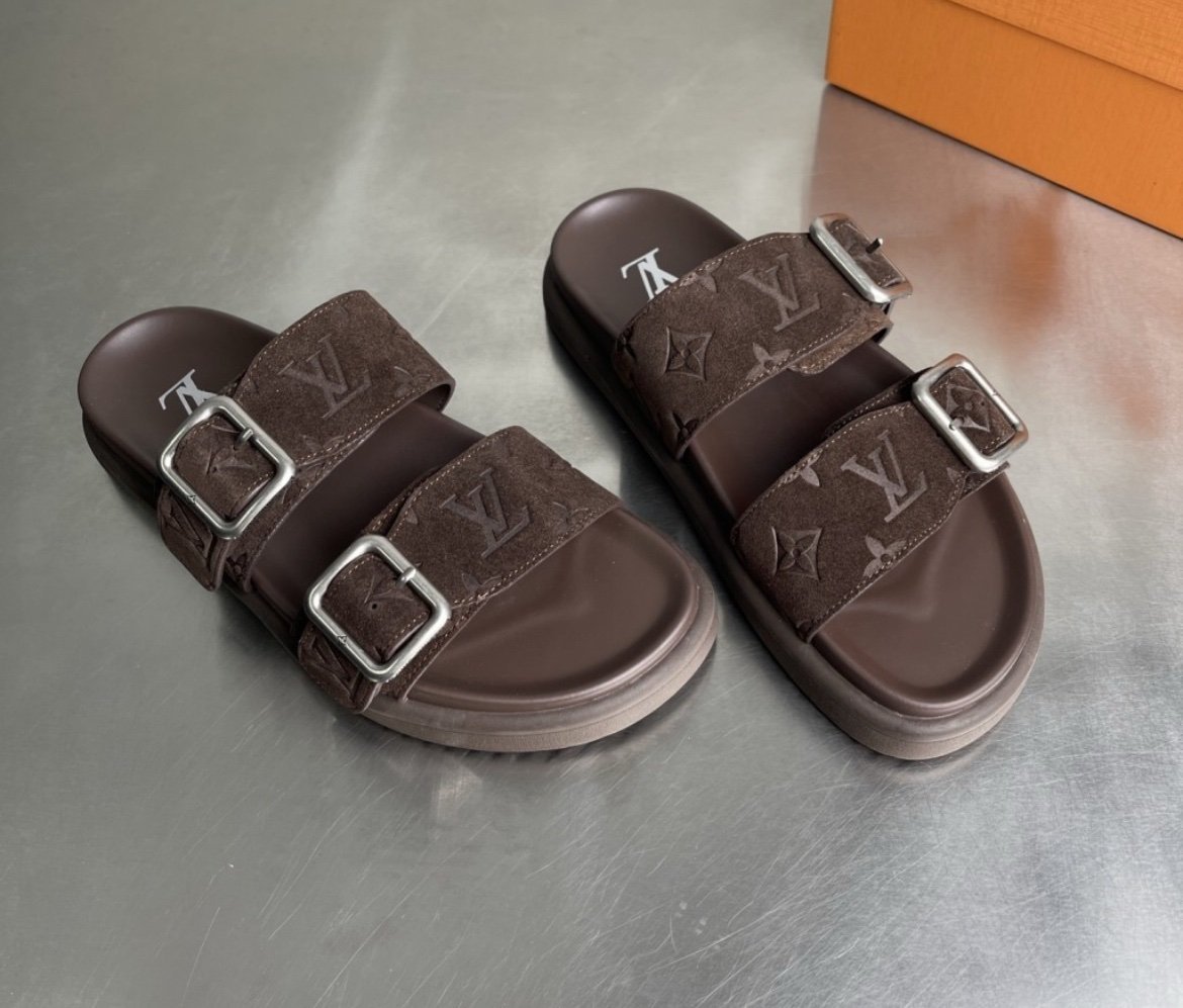 Louis Vuitton Portofino Mule In Dark Brown - Afbeelding 4