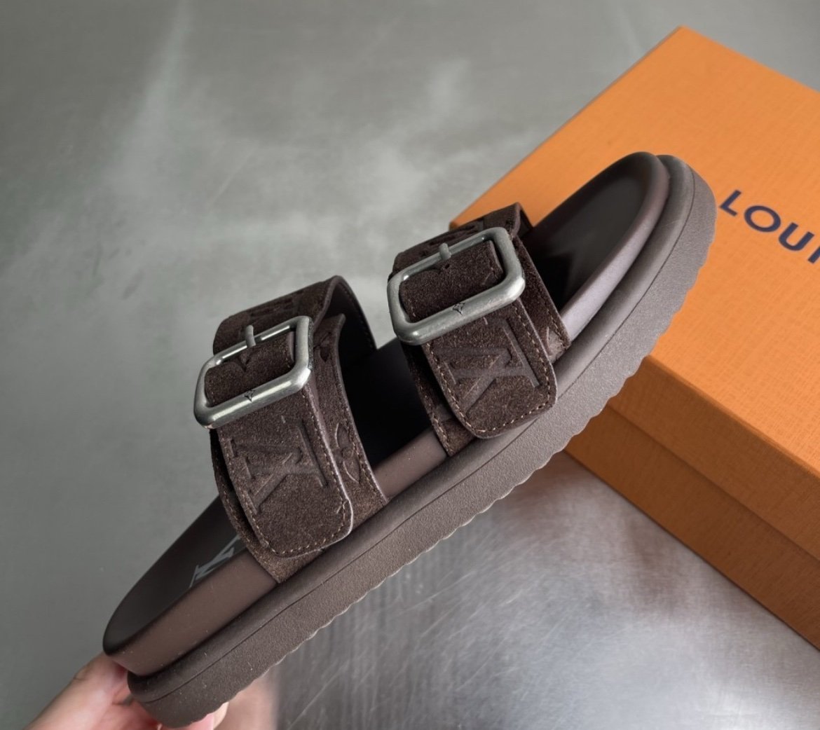 Louis Vuitton Portofino Mule In Dark Brown - Afbeelding 5