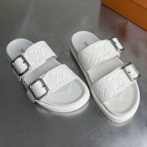Alternative view of Louis Vuitton Portofino Mule In White