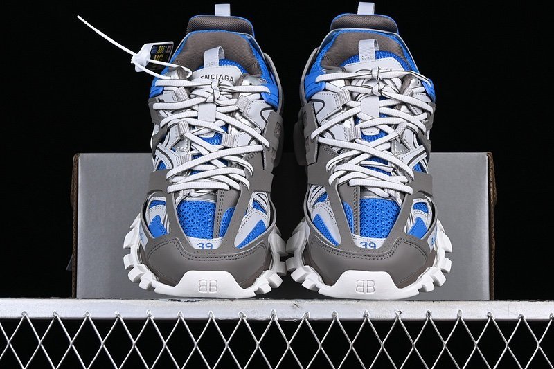 Balenciaga Track Trainer Grey Blue White - Afbeelding 4