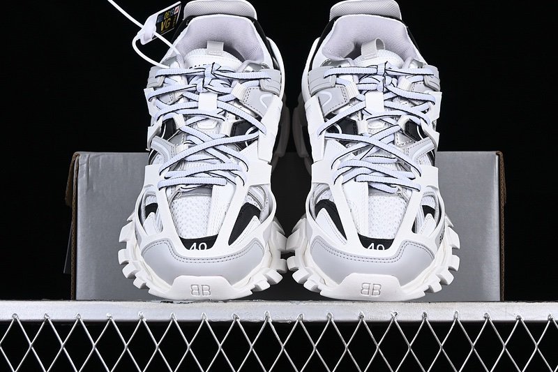 Balenciaga Track Trainer White Black - Afbeelding 4