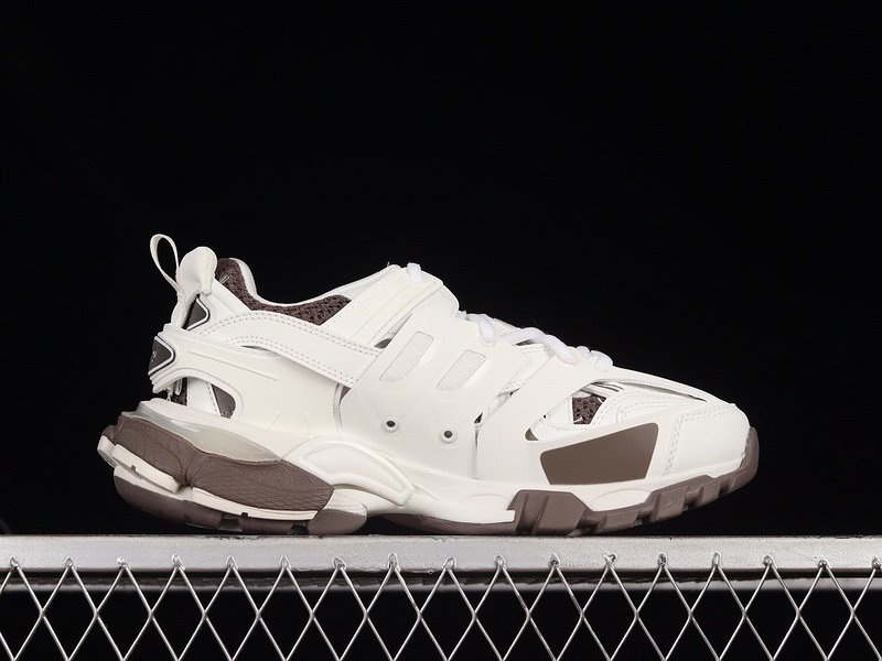 Balenciaga Track Trainer White Brown - Afbeelding 4