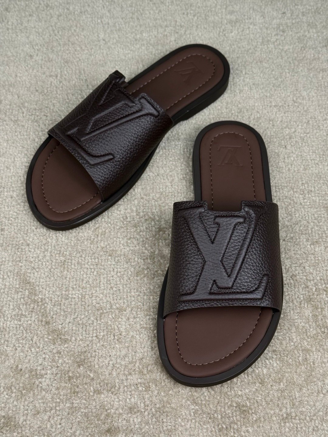 Louis Vuitton Portofino Mule In Brown Leather - Afbeelding 5