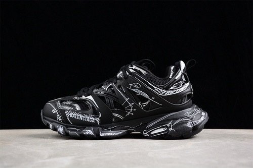 Balenciaga Track Trainer Black White - Afbeelding 3