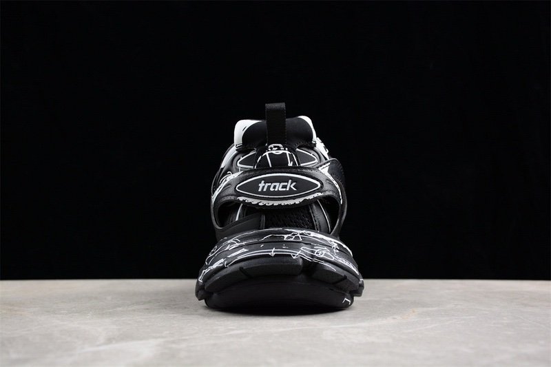 Balenciaga Track Trainer Black White - Afbeelding 5