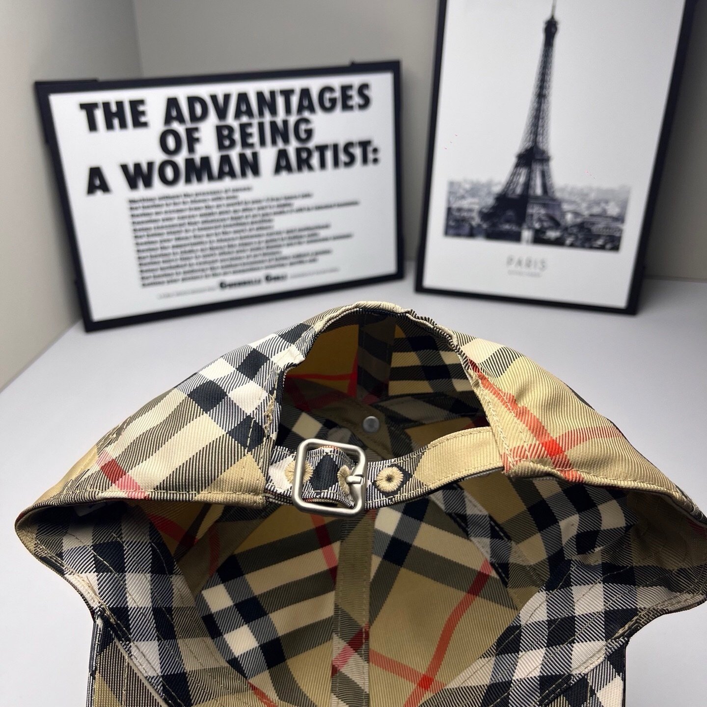 Burberry EKD Check Baseball Cap Beige - Afbeelding 8