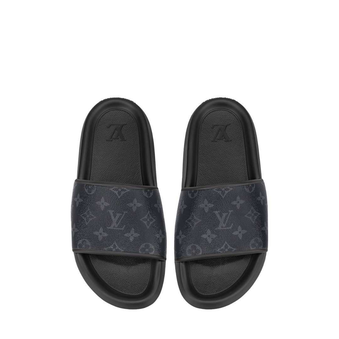 Louis Vuitton Waterfront Mule Monogram Eclipse